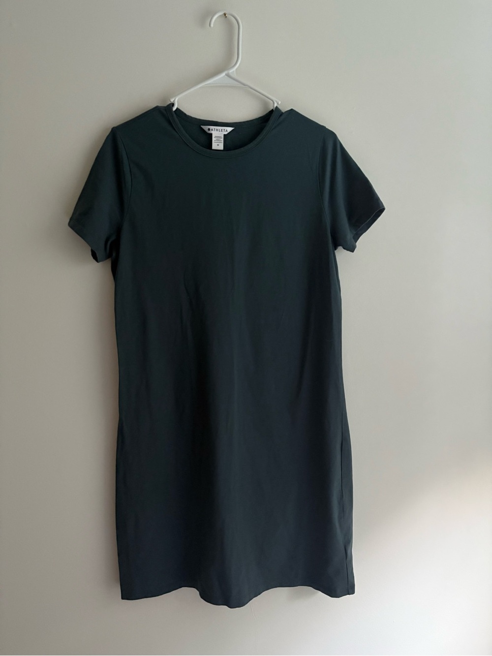Athleta Women's Granite Blue Supima Cotton T-shirt Dress